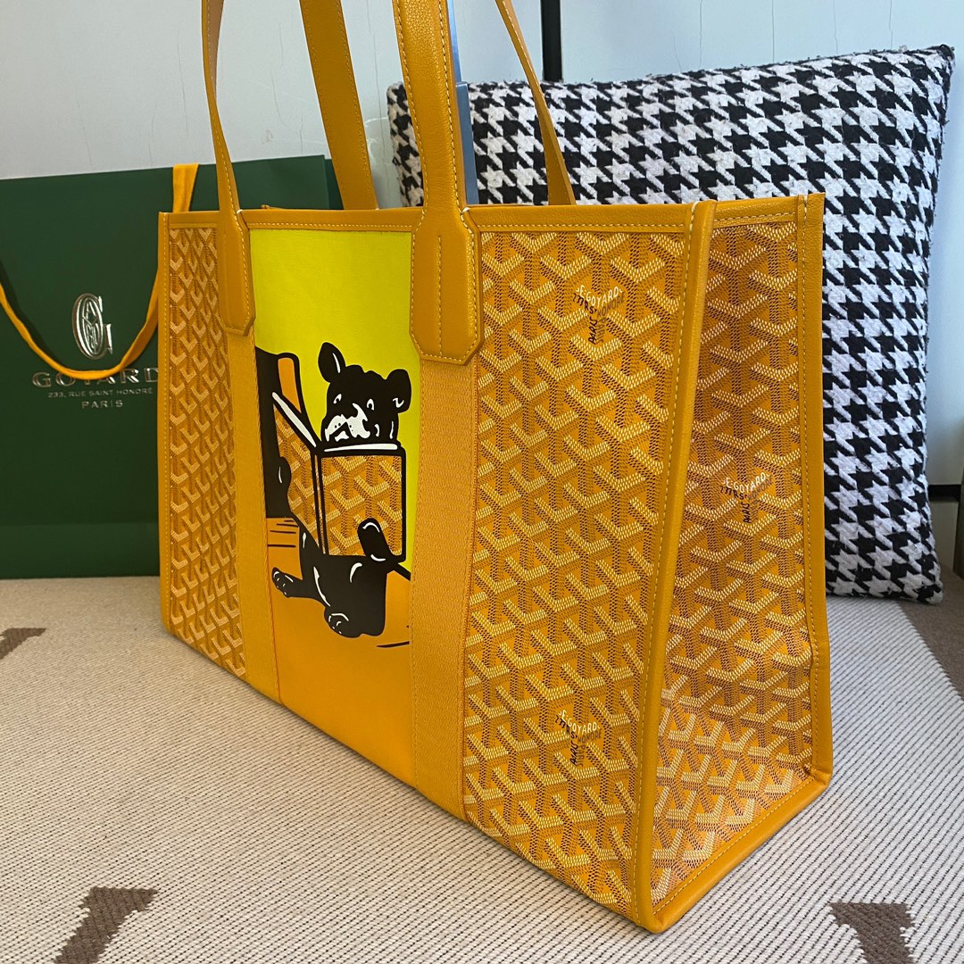 Goyard French bucket handbag shopping bag The new Villette tote bag is a limited edition French bulldog graffiti model 4 Goyard French bucket handbag shopping bag The new Villette tote bag is a limited edition French bulldog graffiti model - Image 4