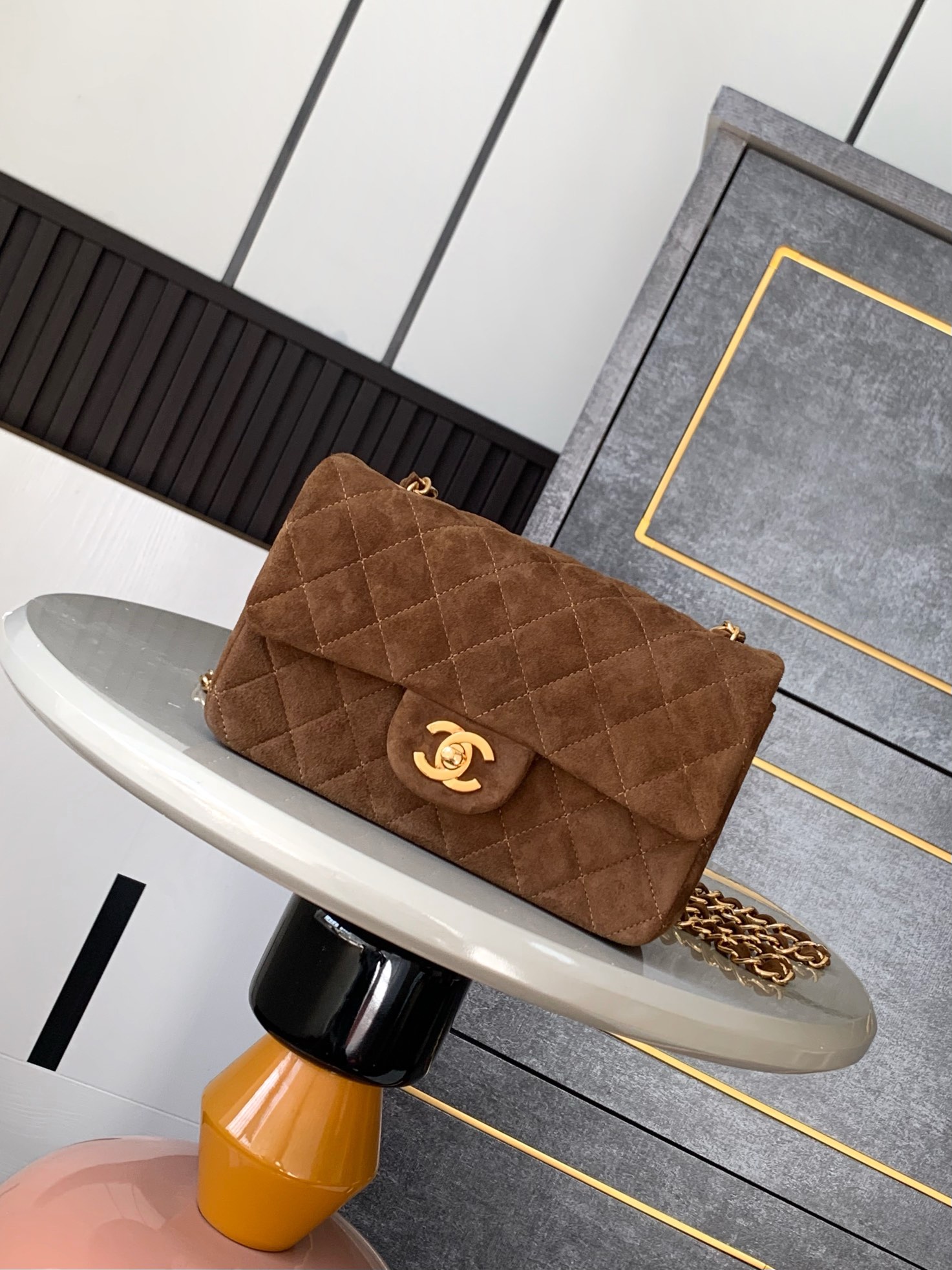CHANEL  Double Hood 2.55 Classic New Model 20cm
