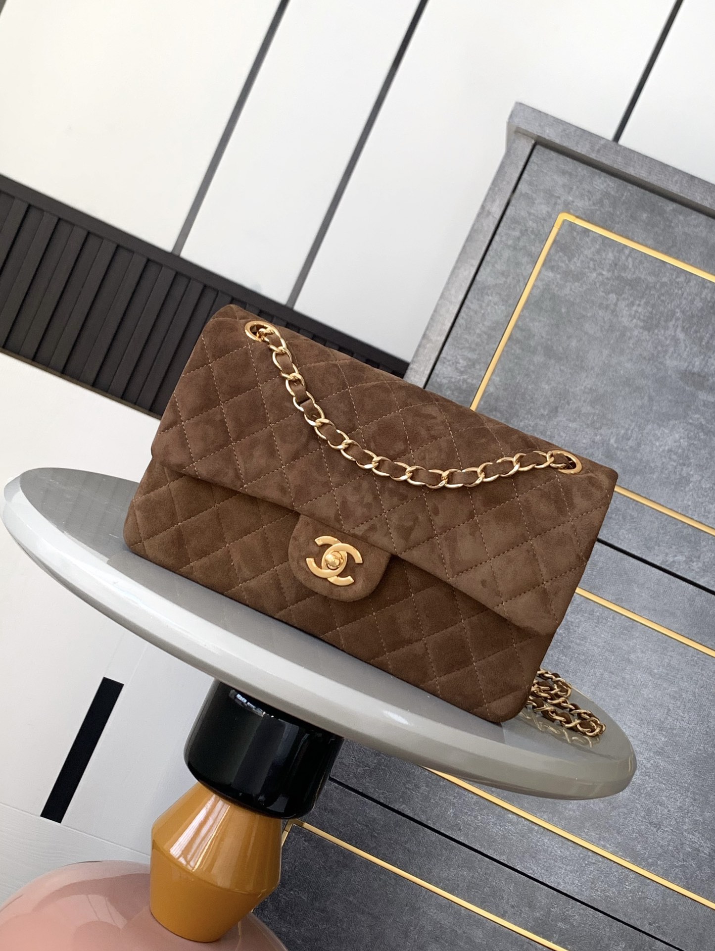 CHANEL  Double Hood 2.55 Classic New Model 25cm