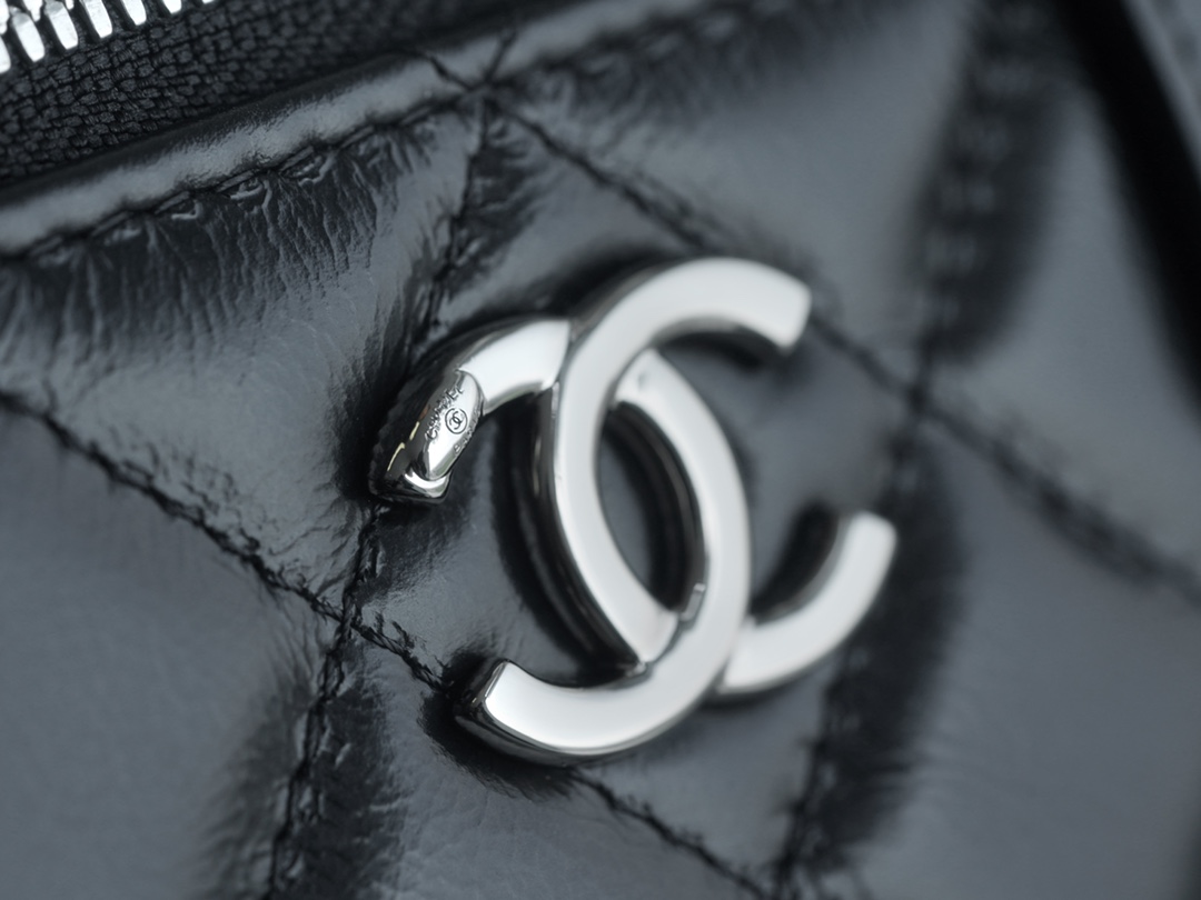 CHANEL Rhinestone handle long box black🔜 The leather is soft cowhide, wear-resistant and shiny 10 CHANEL Rhinestone handle long box black🔜 The leather is soft cowhide, wear-resistant and shiny - Image 10