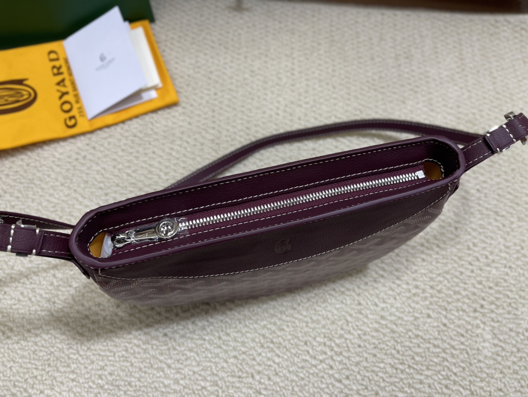 Goyard hirondelle swallow bag size: 25Ⅹ6X17cm 5 Goyard hirondelle swallow bag size: 25Ⅹ6X17cm - Image 5