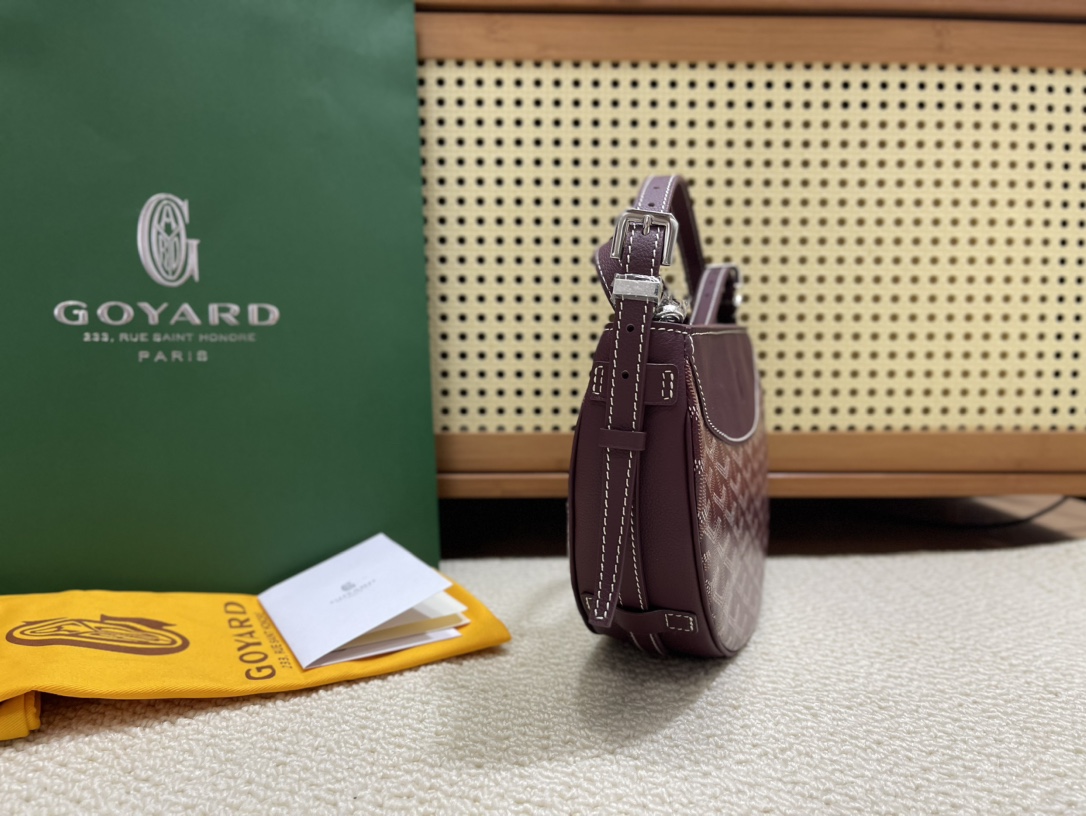 Goyard hirondelle swallow bag size: 25Ⅹ6X17cm 8 Goyard hirondelle swallow bag size: 25Ⅹ6X17cm - Image 8