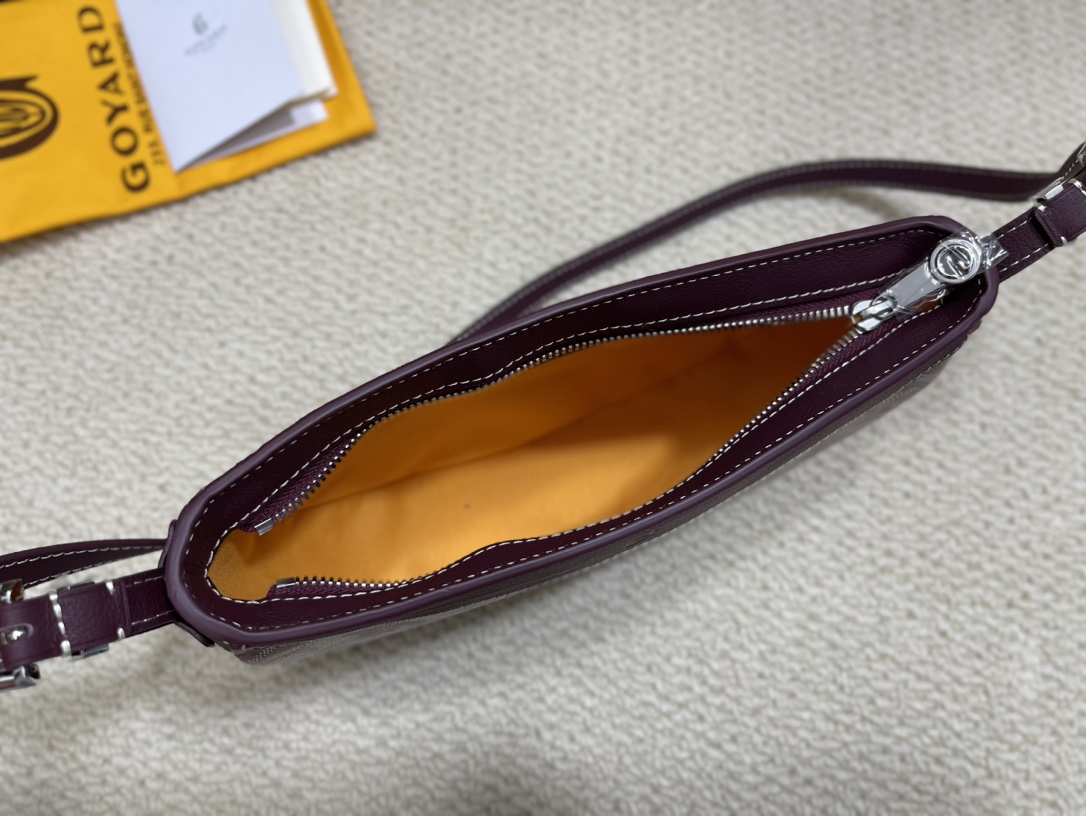 Goyard hirondelle swallow bag size: 25Ⅹ6X17cm 4 Goyard hirondelle swallow bag size: 25Ⅹ6X17cm - Image 4