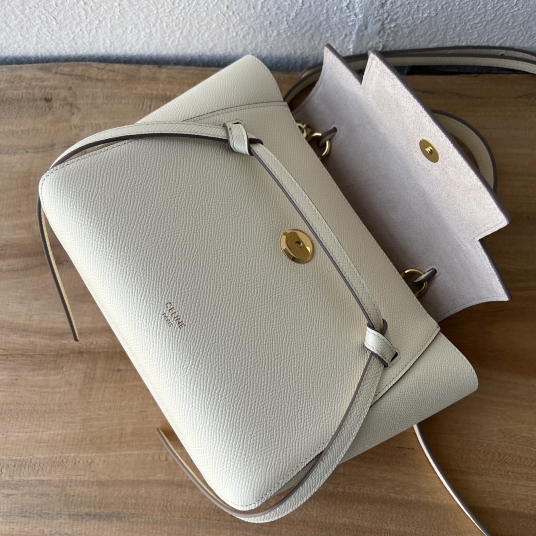 Celine Belt Bag (Catfish Bag) – 20cm Material: Grained cowhide leather with suede interior Sizes Available: 20cm / 24cm Model Numbers: 185003 7 Celine Belt Bag (Catfish Bag) – 20cm Material: Grained cowhide leather with suede interior Sizes Available: 20cm / 24cm Model Numbers: 185003 - Image 7