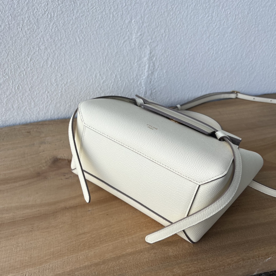 Celine Belt Bag (Catfish Bag) – 20cm Material: Grained cowhide leather with suede interior Sizes Available: 20cm / 24cm Model Numbers: 185003 3 Celine Belt Bag (Catfish Bag) – 20cm Material: Grained cowhide leather with suede interior Sizes Available: 20cm / 24cm Model Numbers: 185003 - Image 3