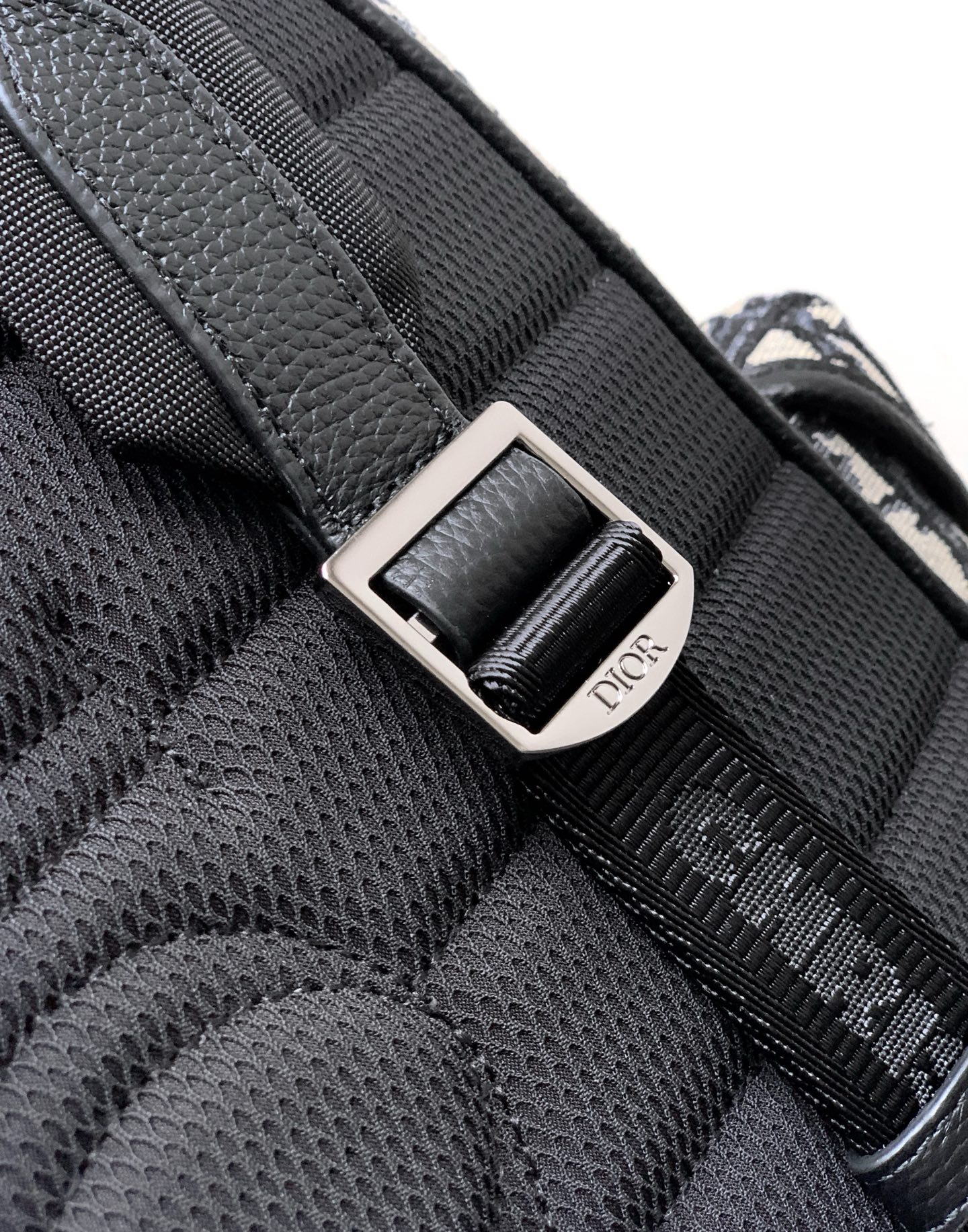 Dior Hit The Road Flap Backpack seamlessly blends modern style Crafted from beige Oblique printed fabric Size: 43 × 43 × 18 cm (L × H × W) Lining: Fabric (excluding trims and decorative stitching) Main compartment: Flap closure with drawstringModel number: FK-1ESBA205YKY_H03E 7 Dior Hit The Road Flap Backpack seamlessly blends modern style Crafted from beige Oblique printed fabric Size: 43 × 43 × 18 cm (L × H × W) Lining: Fabric (excluding trims and decorative stitching) Main compartment: Flap closure with drawstringModel number: FK-1ESBA205YKY_H03E - Image 7